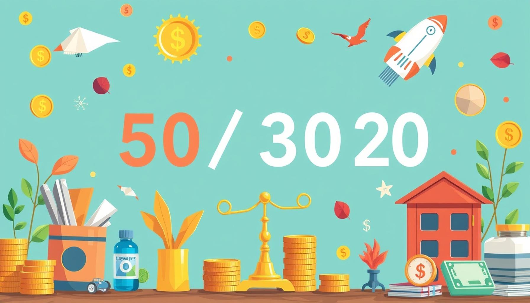 50/30/20の原則を使って効果的に支出と貯蓄のバランスを取る方法